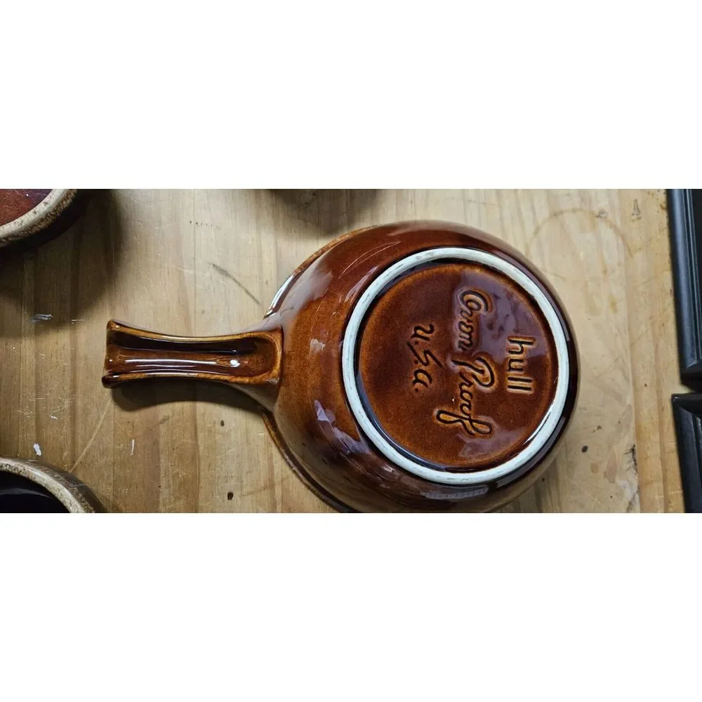 Hull‎ Pottery Oven Proof USA Brown 8.5